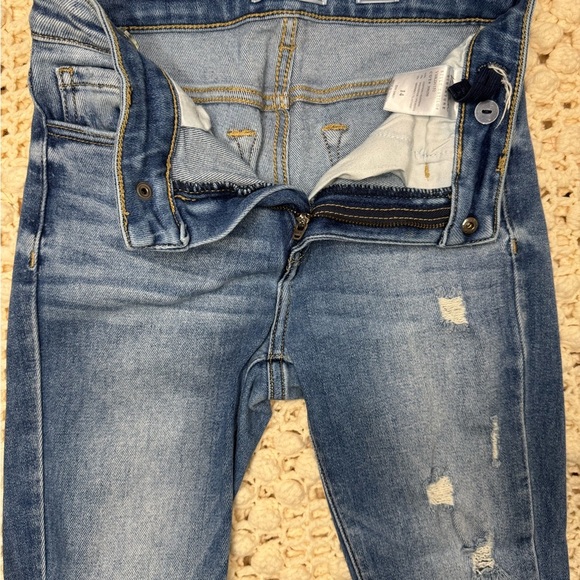 Distressed Blue Women's Jeans - Picture 7 of 11